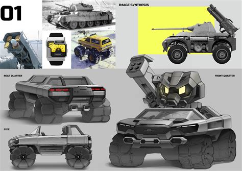 Cyberpunk car concept on Behance