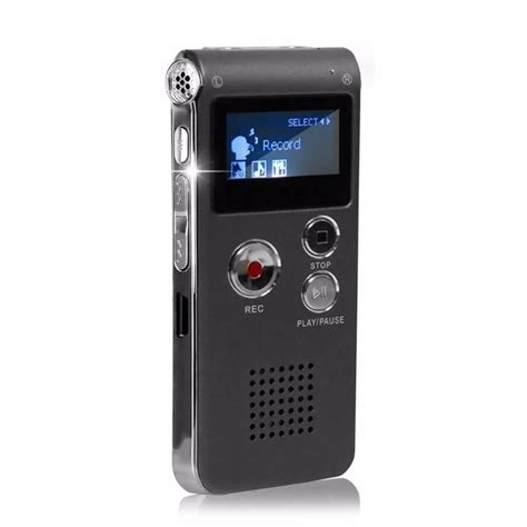 Multifunction Digital Voice Recorder 8G USB Rechargeable LCD Display ...