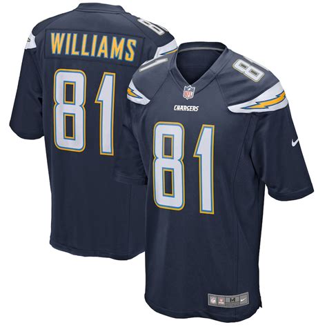 Men's Los Angeles Chargers Mike Williams Nike Navy Game Jersey