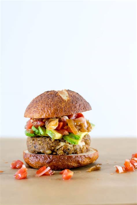 Stuffed Mediterranean Veggie Burgers with Greek Marinated Tomatoes ...