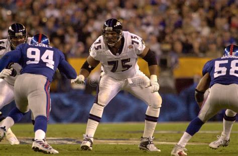 Jonathan Ogden, Super Bowl XXXV Editorial Stock Image - Image of ravens ...