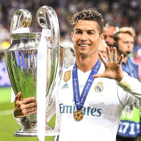 Cristiano Ronaldo is the only five-time winner of the UEFA Champions League in history! #cristia ...