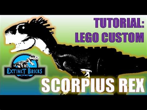 LEGO CUSTOM SCORPIUS REX / E-750 I LEGO CUSTOM JURASSIC WORLD CAMP ...