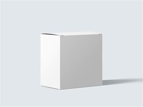 White Box Packaging Mockup