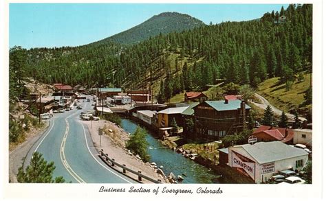 Evergreen in the early 1960's. | Evergreen colorado, Denver history ...