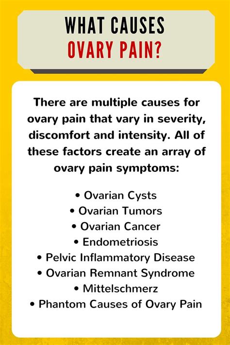 Causes of Ovary Pain