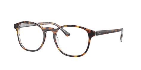 Rb5417 Optics Eyeglasses with Havana On Transparent Frame - RB5417 | Ray-Ban® US