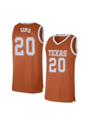 Jericho Sims Jersey, Texas Alumni Player Jersey