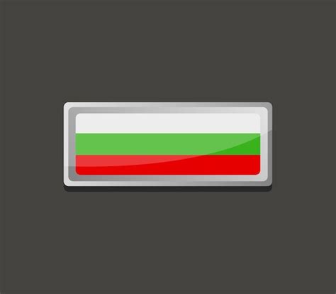 Premium Vector | Bulgarian flag