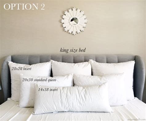 Pillow Size Guide for King Beds – Arianna Belle