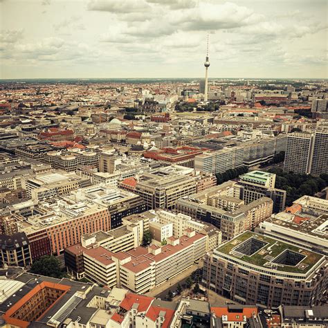 Aerial View Of Berlin With by Franckreporter