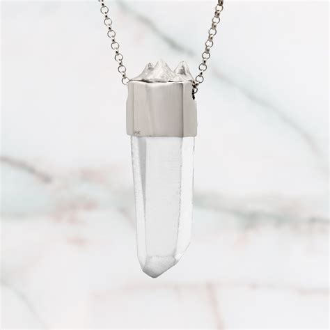 Quartz Crystal Pendant » JewelryThis - Custom Jewelry