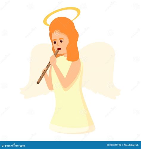 Angel Choir Icon, Cartoon Style Stock Vector - Illustration of mythology, wedding: 214324196