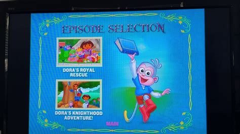 Dora The Explorer Dance To The Rescue DVD Menu