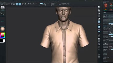 ZBrush tutorial: Cloth sculpting, Part 1 - YouTube