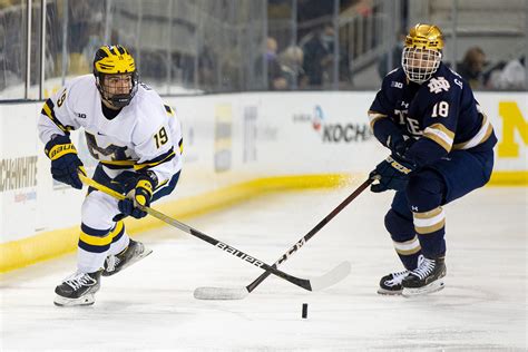 Michigan hockey blows 2-goal lead to Notre Dame, falls in overtime