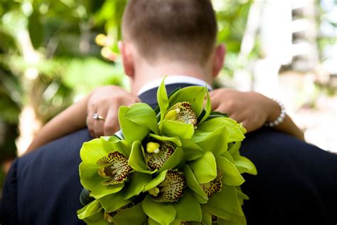 Bouquet Bridal: Green Orchids Wedding Bouquets