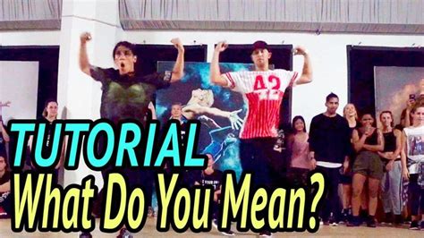 WHAT DO YOU MEAN - Justin Bieber Dance TUTORIAL | @MattSteffanina Choreography (Adv Hip Hop ...