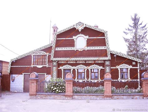 Modern houses stylized as traditional village houses (Russia) : r ...