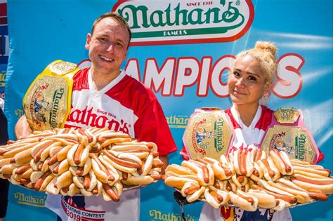 Joey Chestnut, Miki Sudo win Nathan's Famous Hot Dog Eating Contest ...