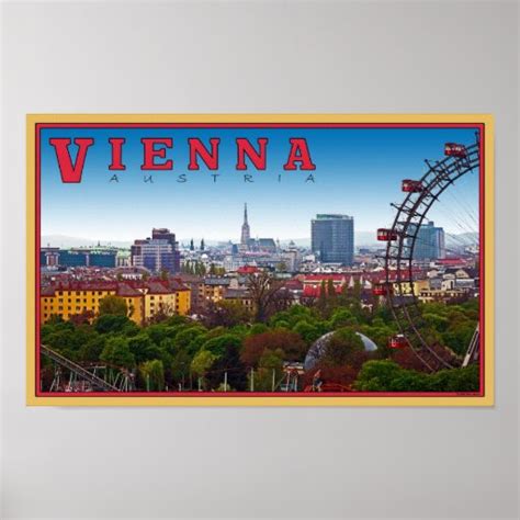 Vienna - Cityscape Poster | Zazzle