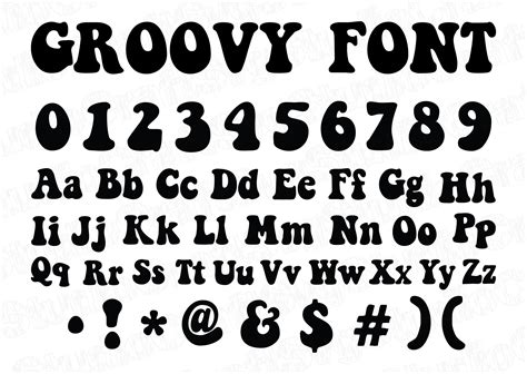 Retro Groovy Font Svg Retro Alphabet Svg Vintage Font Svg Etsy New | The Best Porn Website