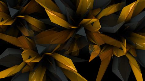 Download Black And Gold Abstract Wallpaper 4K Images