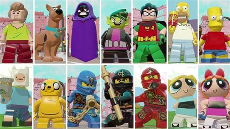 All Playable Cartoon Characters in LEGO Dimensions - YouTube