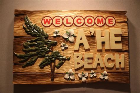 Beach House Sign Vacation Home Sign Coastal Sign Hand Carved Signs ...