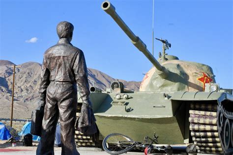 ‘Tank Man’ statue rises in California desert park as democracy ...