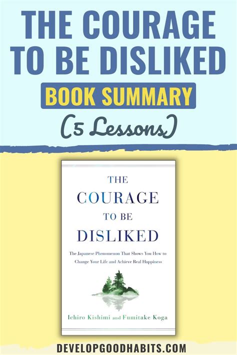 The Courage to Be Disliked Book Summary (5 Lessons)