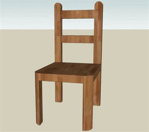 A Simple Wooden Chair – Free Woodworking Plan.com