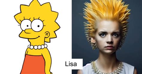 Artist Recreates The Simpsons Characters Realistically Using AI, And The Results Look Cursed (30 ...