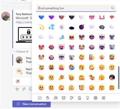 Microsoft Teams Emojis Get Fluent Refresh