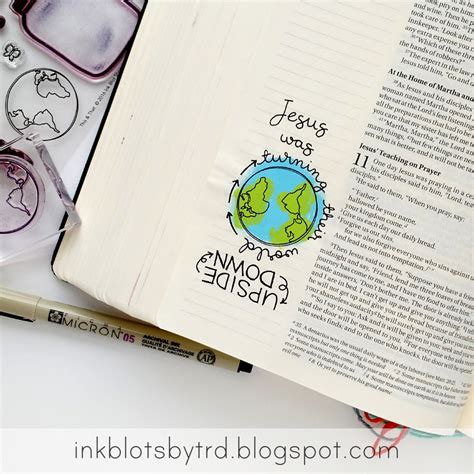 Ink Blots by TRD: Adventures in Bible Art & Journaling :: Jesus Turned ...