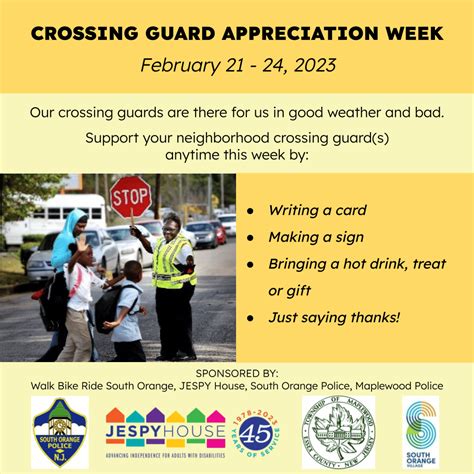 Say 'Thanks' to Your Local Crossing Guard During SOMA Crossing Guard Appreciation Week Feb. 21 ...