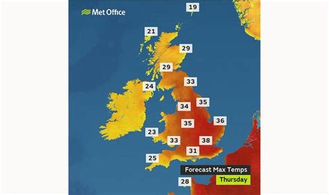 UK weather warnings MAPPED: Major thunderstorms engulf UK amid brutal ...