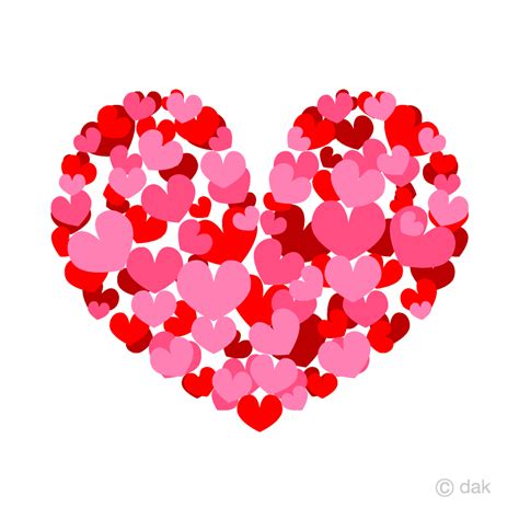 Spreading Pink Heart Clipart Free PNG Image｜Illustoon