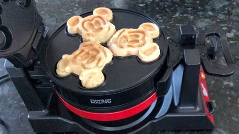 Small Appliances Mickey Mouse Waffle Maker 90th Anniversary Double Flip Kitchen Waffle Irons