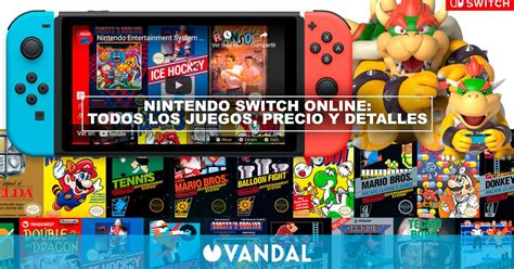 Nintendo Switch Online: Juegos, precio y detalles