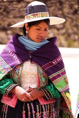 Amerindian woman in traditional dress, near Cochambamba, Bolivia. More at http://www.glob ...