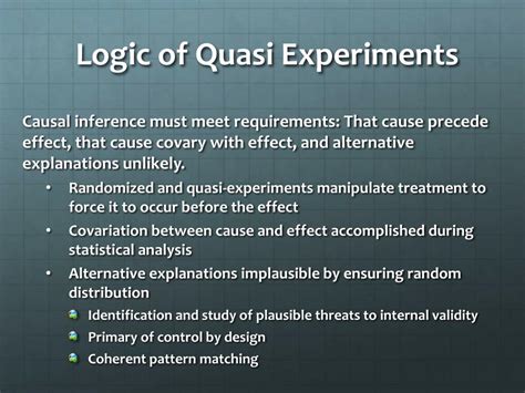 PPT - Quasi Experimental Designs Chapters 4 & 5 PowerPoint Presentation ...