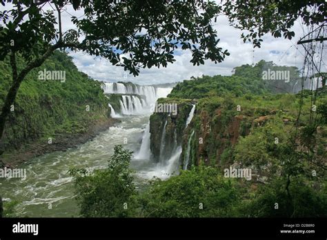 Puerto Iguazu, Brazil, Iguazu Waterfalls Stock Photo - Alamy