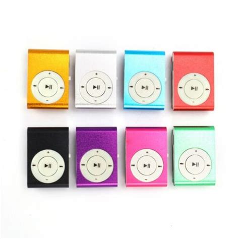 Clip On MP3 Player with Digital LCD Display 32GB SD TF Card Compatibility | eBay