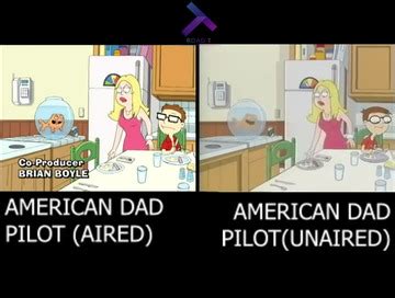 American Dad Pilot Episode Aired Vs. Unaired Comparison : Free Download ...