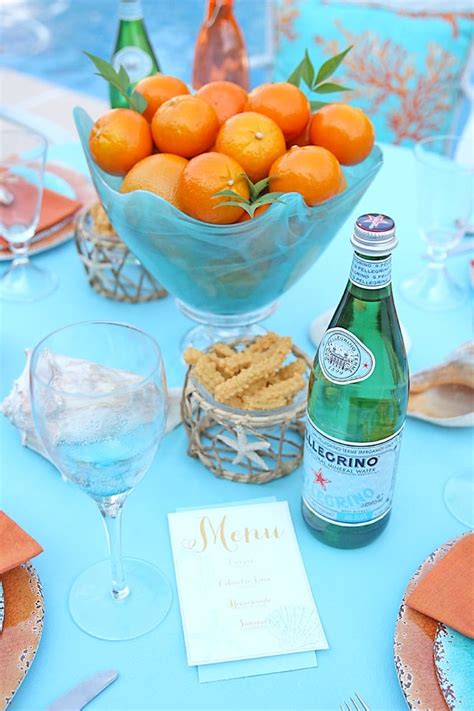 Summer Beach Inspired Dinner Party | Pizzazzerie