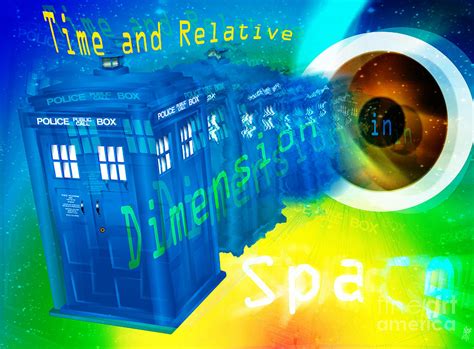 TARDIS Time and Relative Dimension in Space Painting by Neil Finnemore - Fine Art America