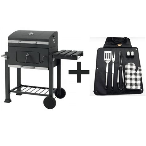 Luxury Free Standing BBQ + 7 Piece BBQ Accessories Set - Gas Equipment ...