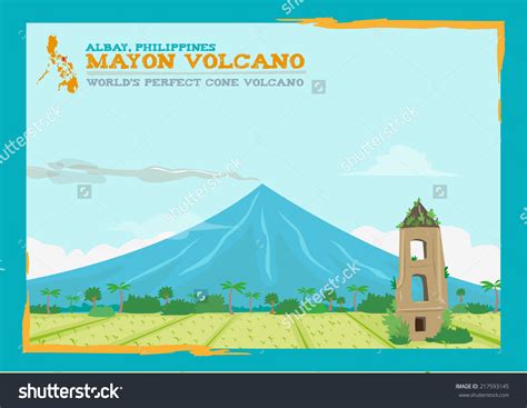 Mayon Volcano Cartoon