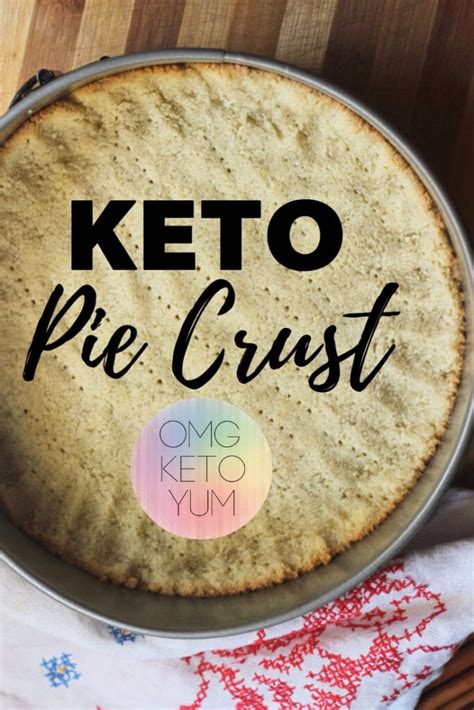 Keto Pie Crust | Low Carb Pie crust ready for your low carb holiday baking